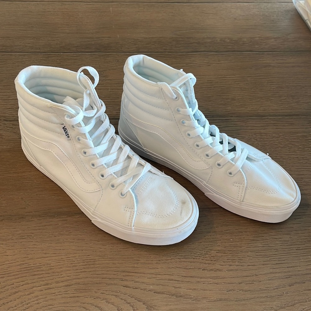 Women’s High Top Vans - Size 9 - Like New